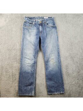 Levis Silvertab Jeans Mens 32x34 Blue Boot Wide Leg Baggy Y2K  '09 Skate Faded